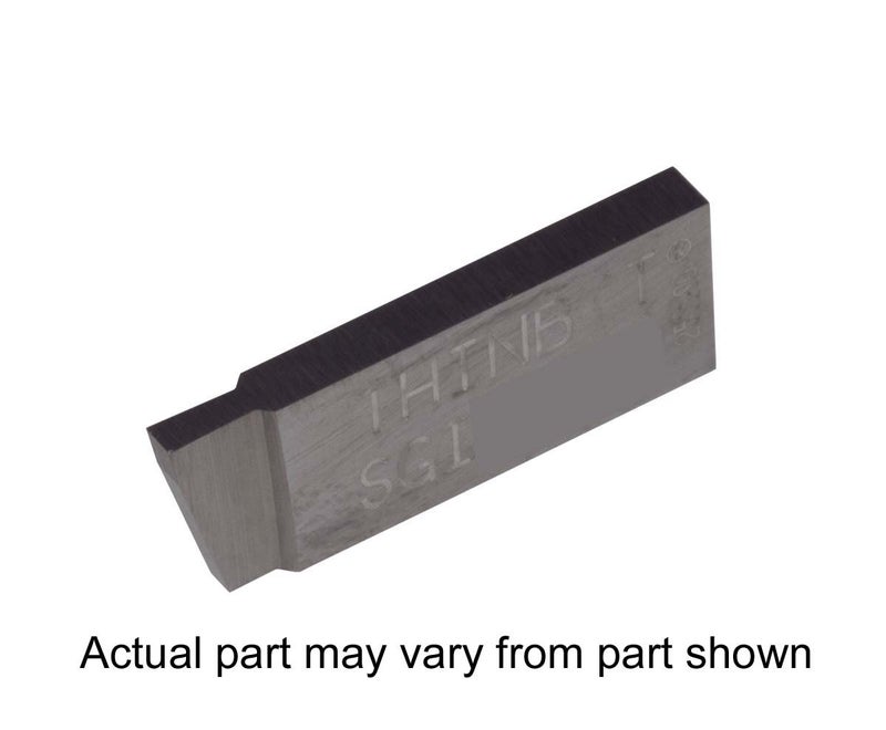 LITTLEBIT THINBIT 3 Pack SGI048D5 0.048" Width 0.100" Depth, Uncoated Carbide, Sharp Corner, Grooving Insert for Non-Ferrous Alloys, Aluminium and Plastic Without Interrupted Cuts - Image 2